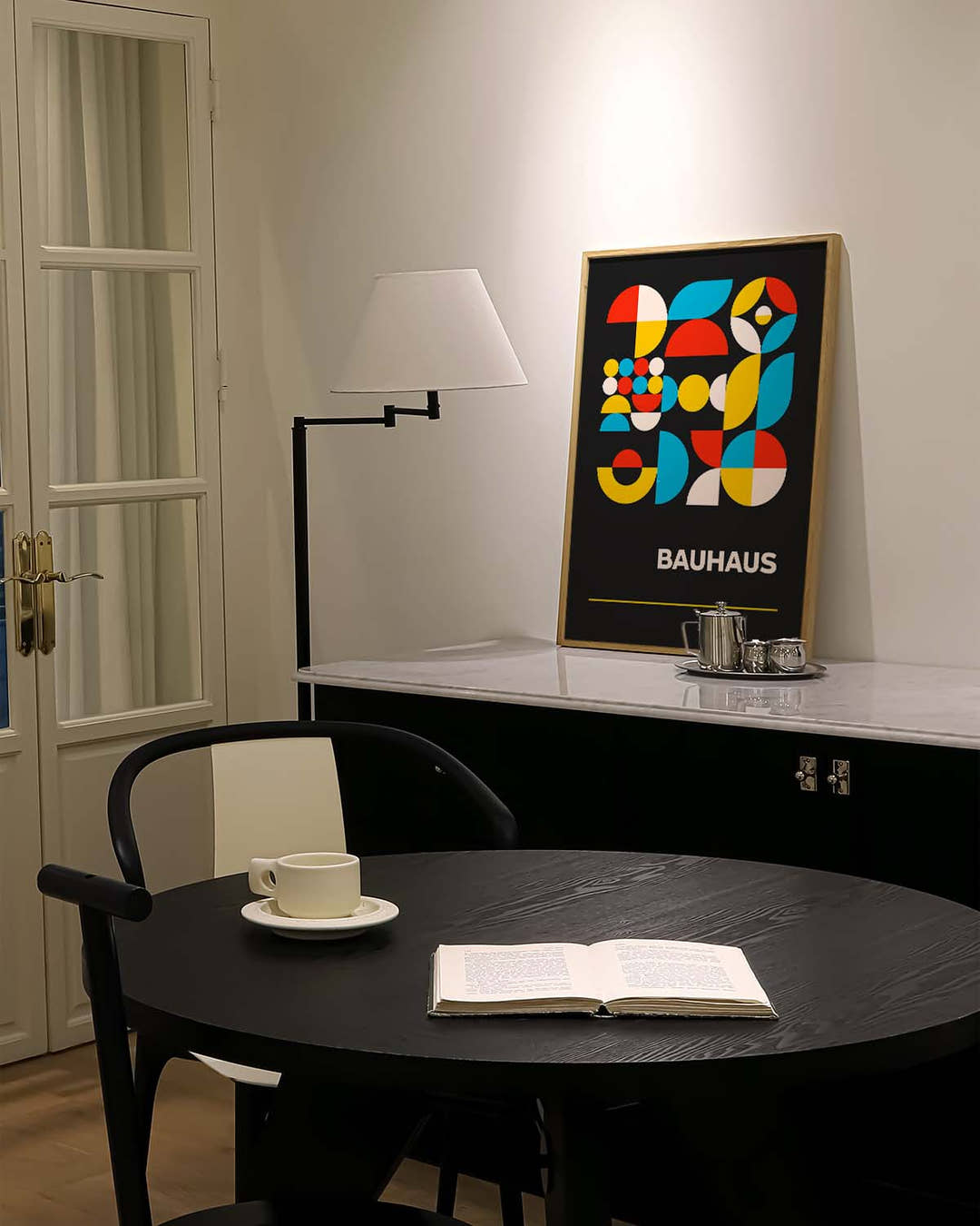 Bauhaus Color Collage Poster