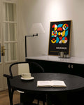 Bauhaus Color Collage Poster