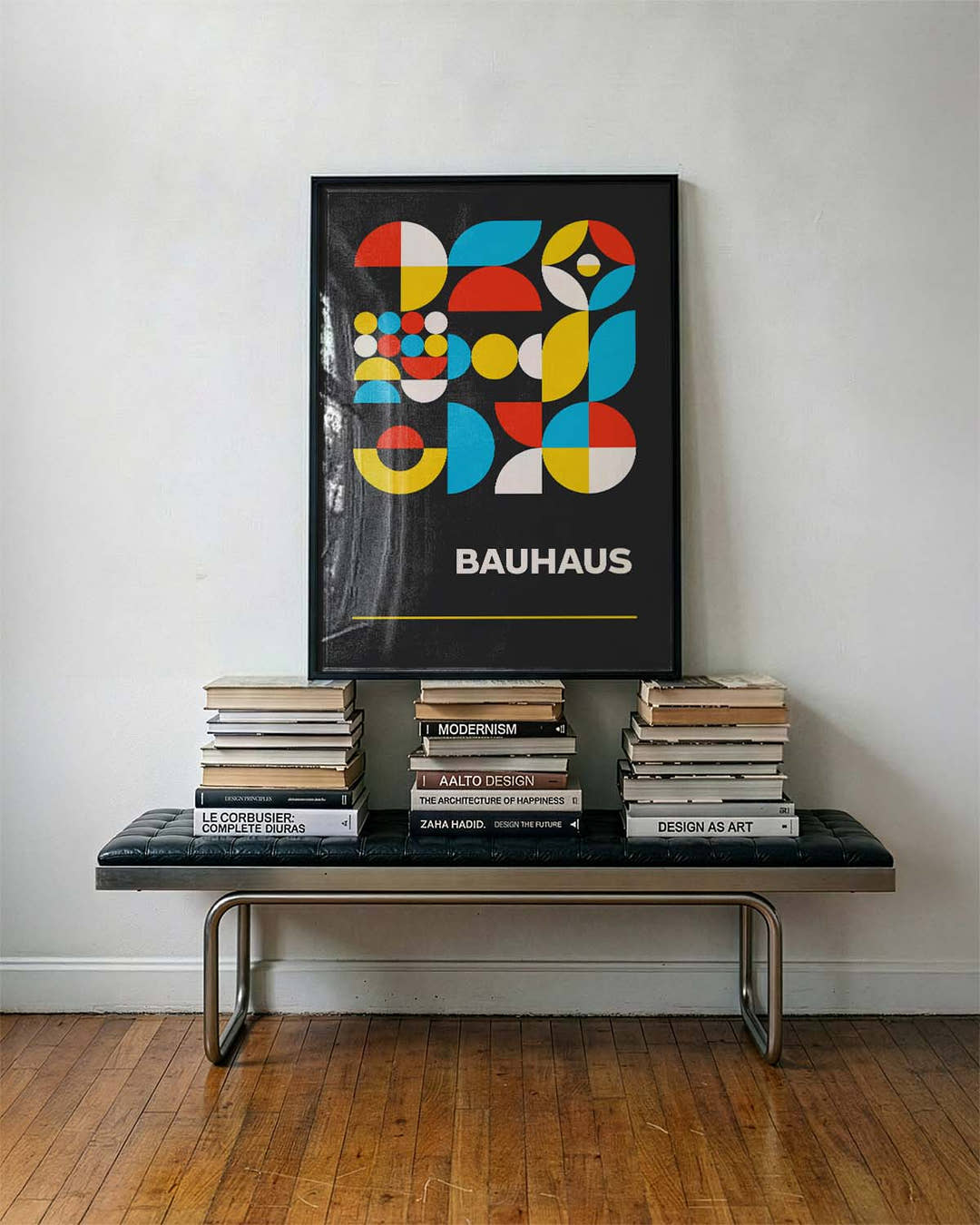Bauhaus Color Collage Poster