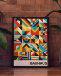 Bauhaus Color Fragment Poster
