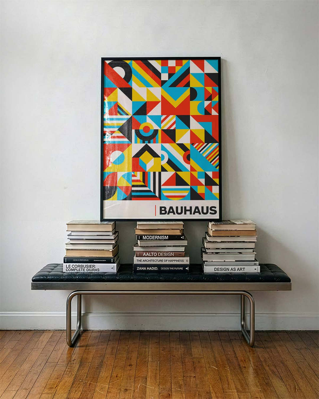 Bauhaus Color Fragment Poster