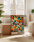 Bauhaus Color Fragment Poster