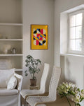 Bauhaus Color Grid Poster