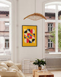 Bauhaus Color Grid Poster