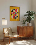 Bauhaus Color Grid Poster