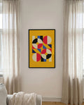 Bauhaus Color Grid Poster