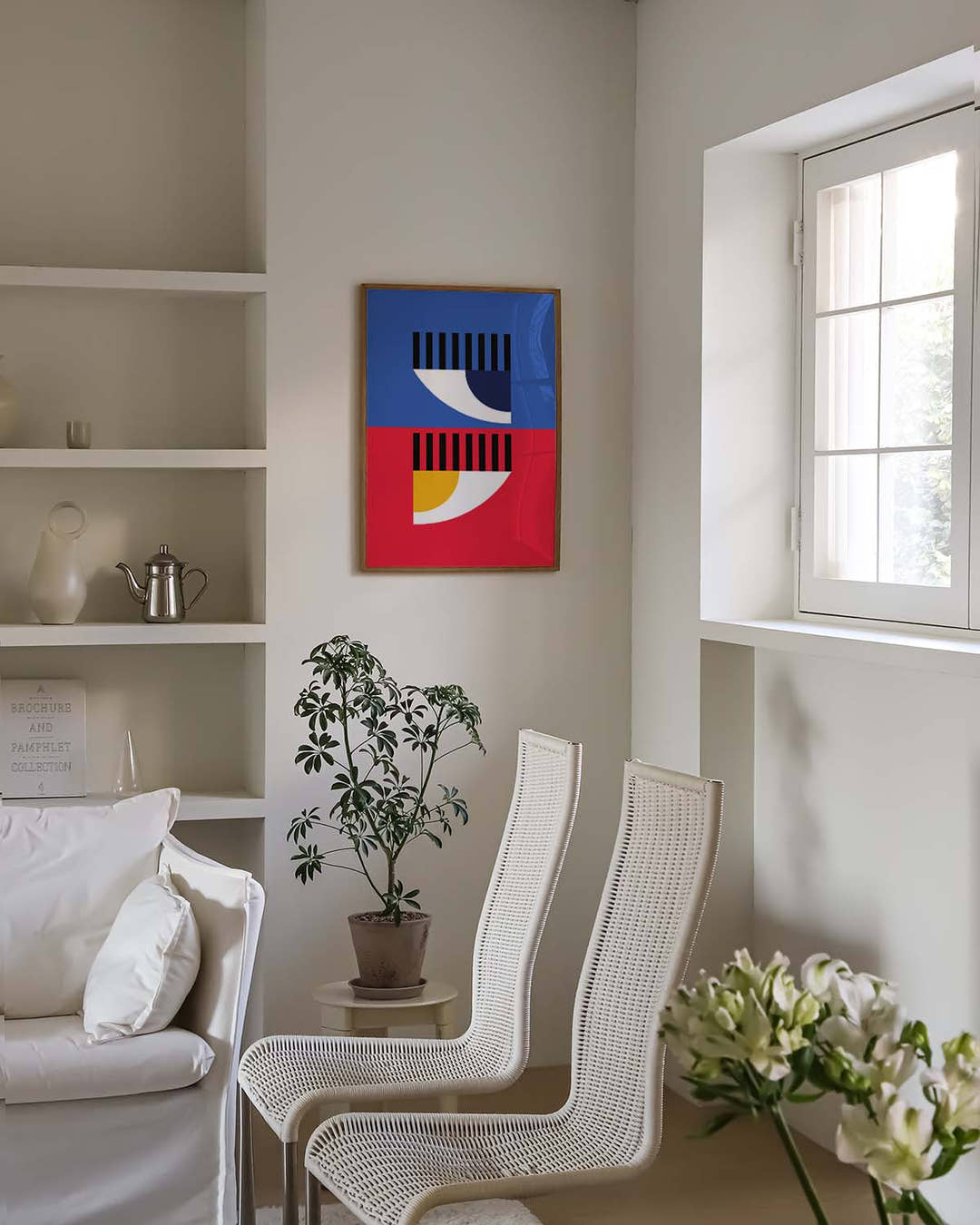 Bauhaus Color Horizon Poster