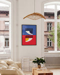 Bauhaus Color Horizon Poster