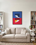 Bauhaus Color Horizon Poster