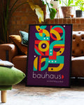 Bauhaus Color Letters Poster