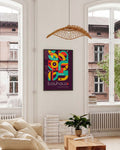 Bauhaus Color Letters Poster