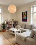 Bauhaus Color Letters Poster