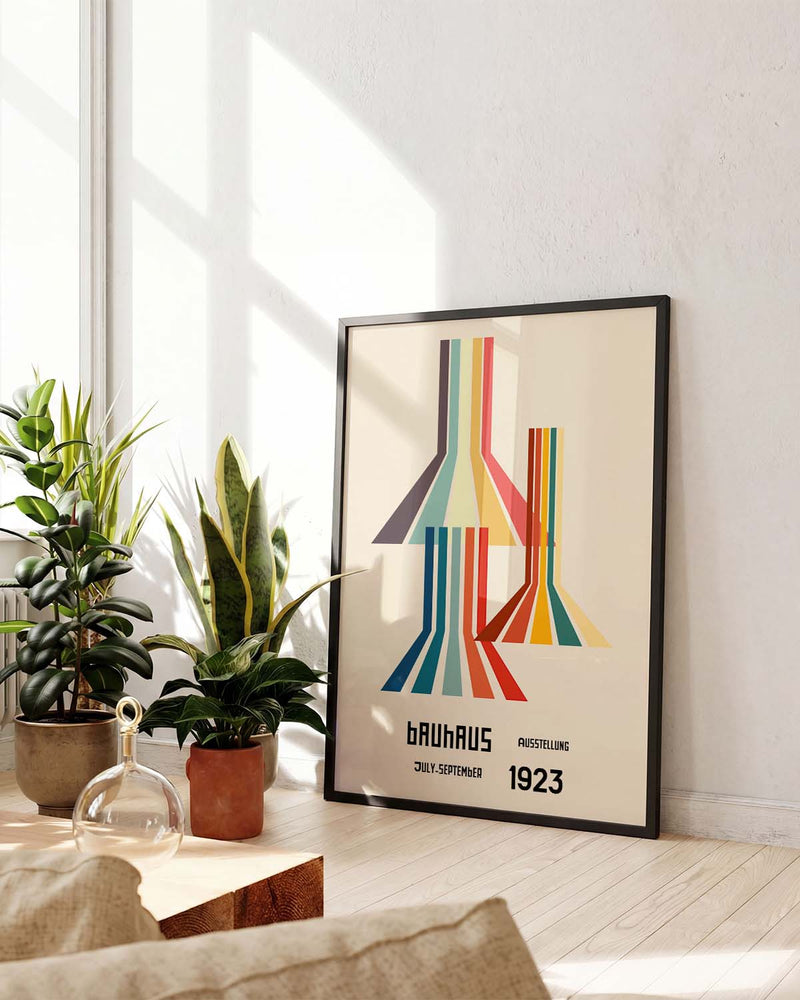 Bauhaus Poster Linien – Bauhaus Color Line Flow