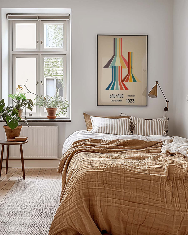 Bauhaus Poster Linien – Bauhaus Color Line Flow