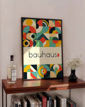 Bauhaus Color Mosaic Poster