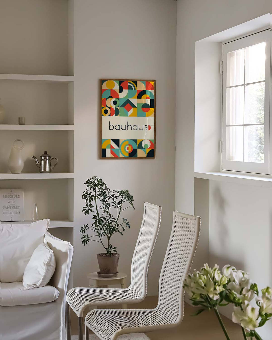 Bauhaus Color Mosaic Poster