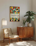 Bauhaus Color Mosaic Poster