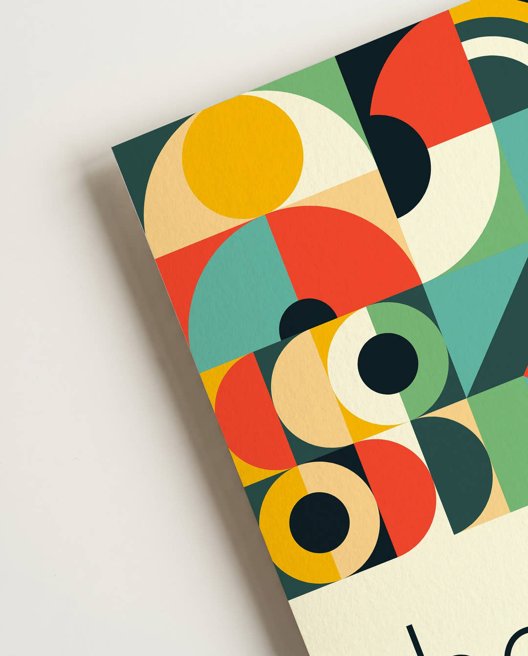 Bauhaus Color Mosaic Poster