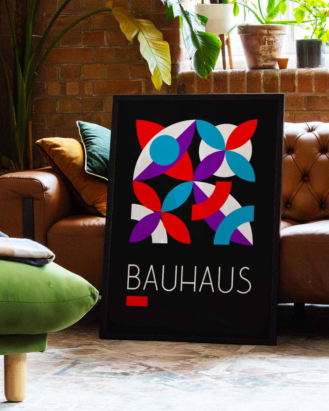 Bauhaus Color Orbit Poster