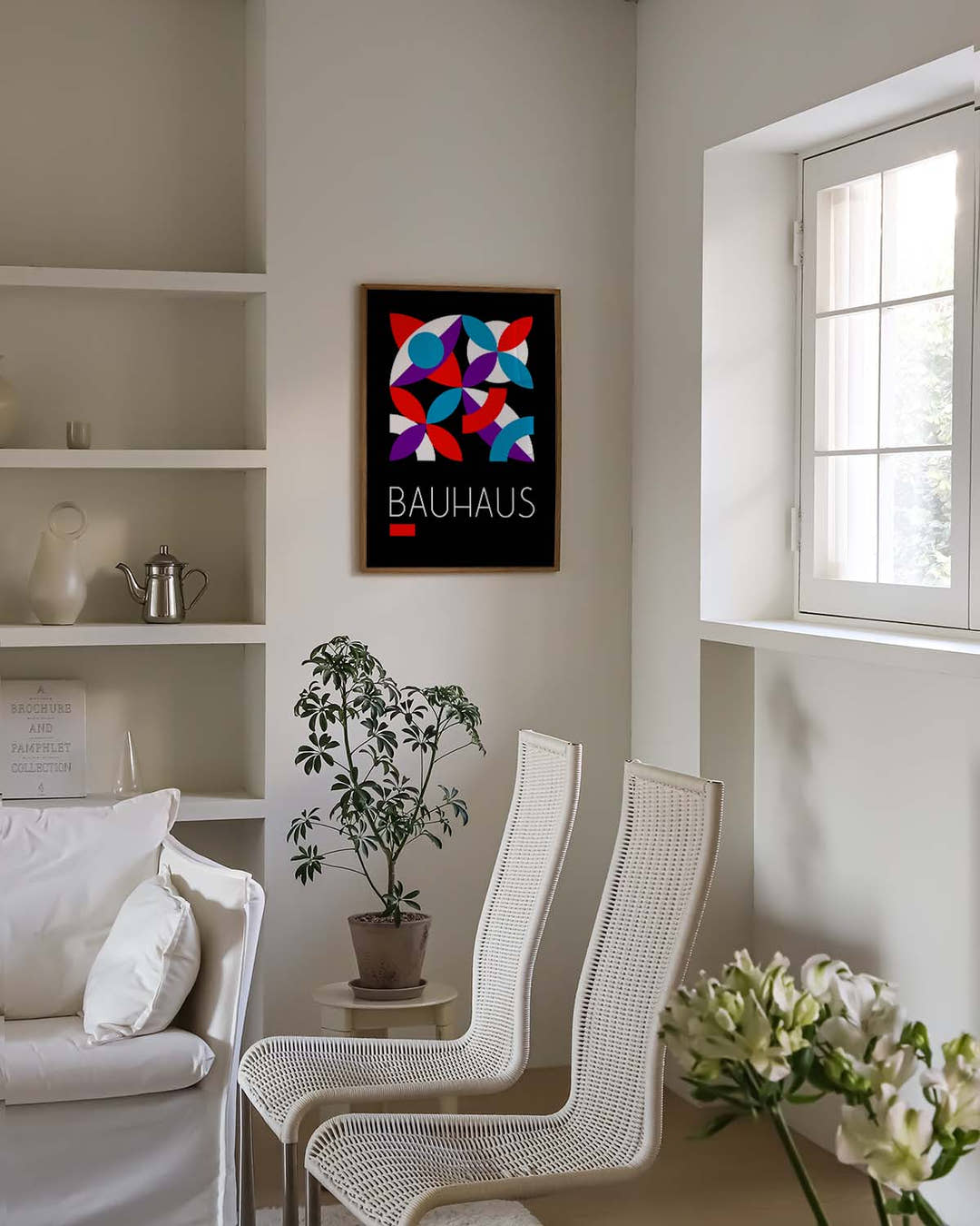 Bauhaus Color Orbit Poster