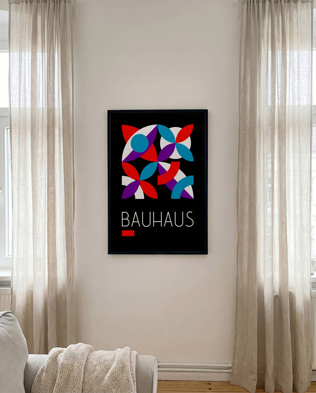 Bauhaus Color Orbit Poster