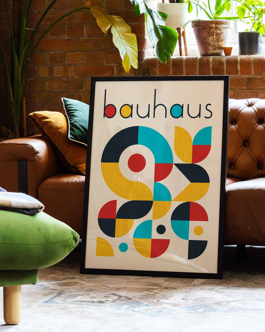 Bauhaus Color Ornaments Poster