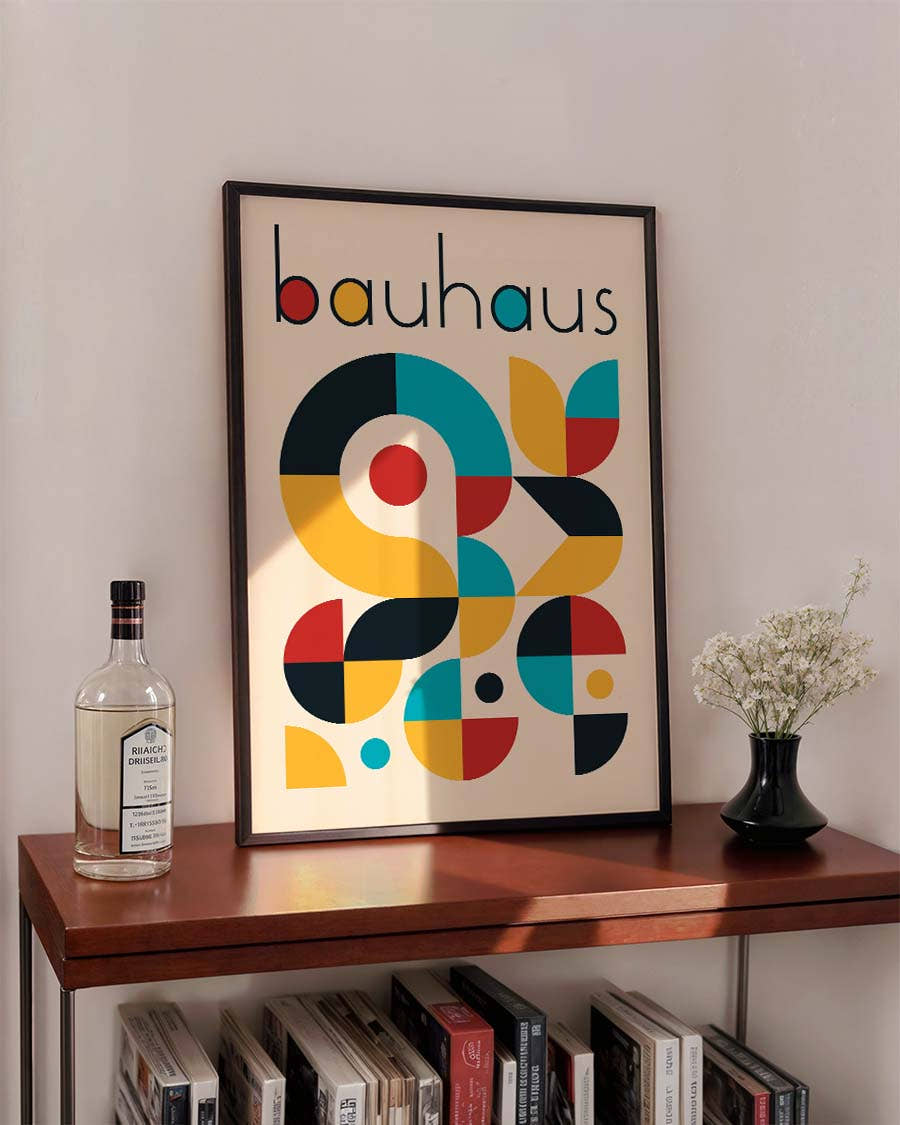 Bauhaus Color Ornaments Poster