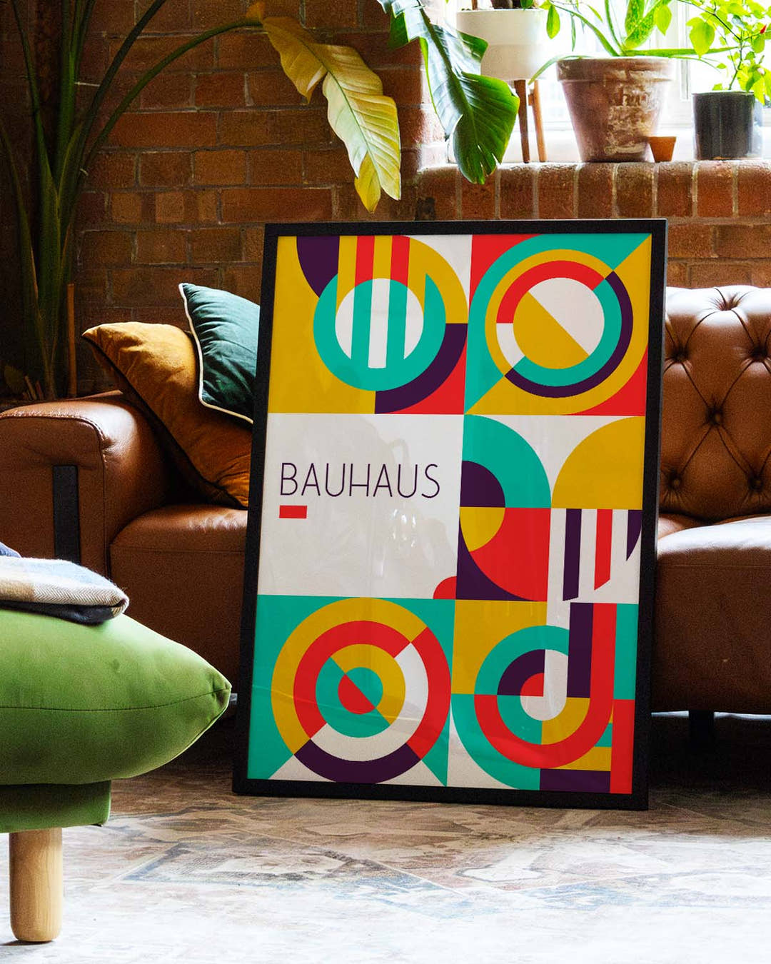 Bauhaus Color Panels Poster