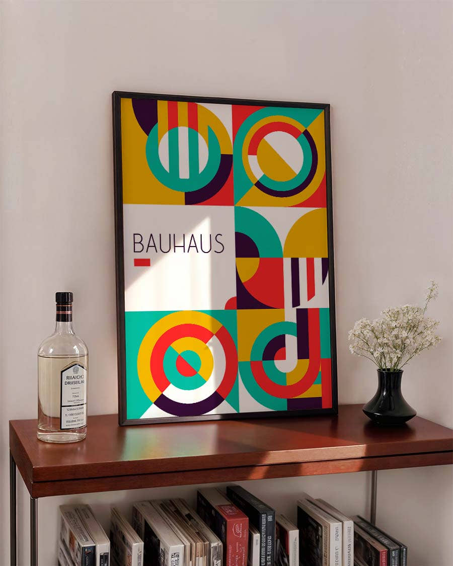 Bauhaus Color Panels Poster