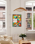 Bauhaus Color Panels Poster