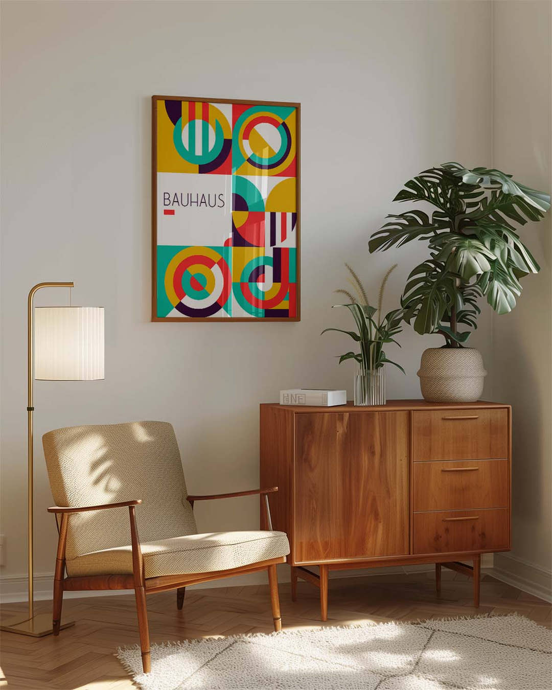 Bauhaus Color Panels Poster