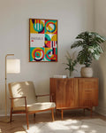 Bauhaus Color Panels Poster