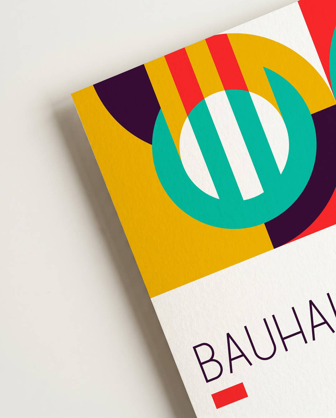 Bauhaus Color Panels Poster