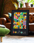 Bauhaus Color Patchwork Poster