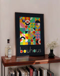 Bauhaus Color Patchwork Poster