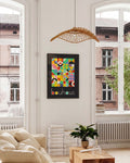 Bauhaus Color Patchwork Poster