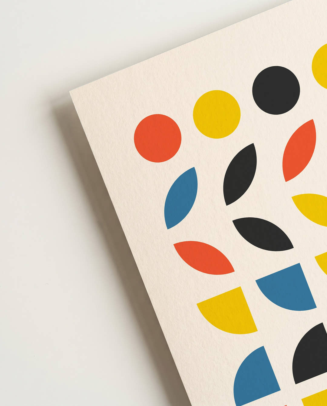 Bauhaus Color Pattern Poster