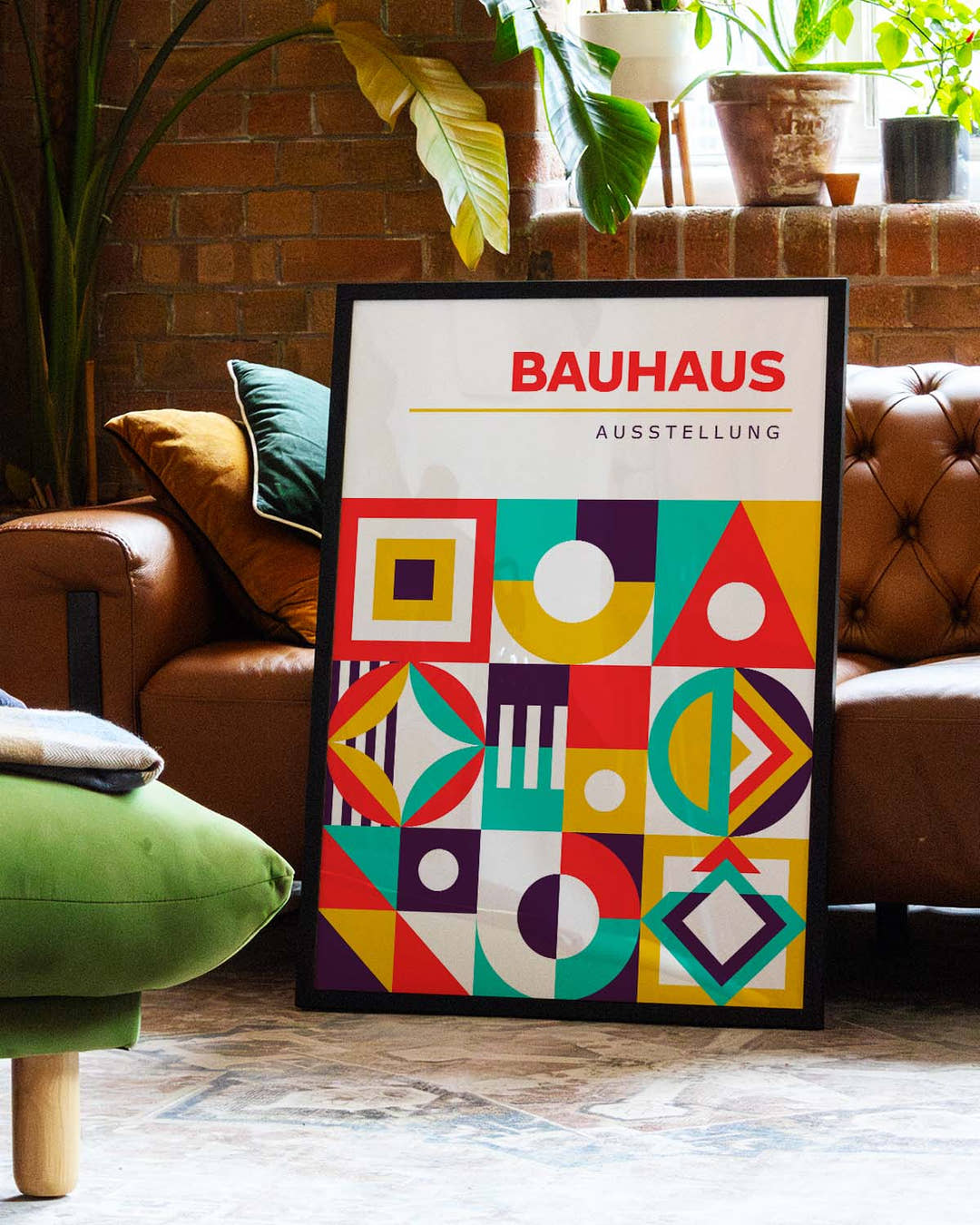 Bauhaus Color Poster (Ausstellung Stil)