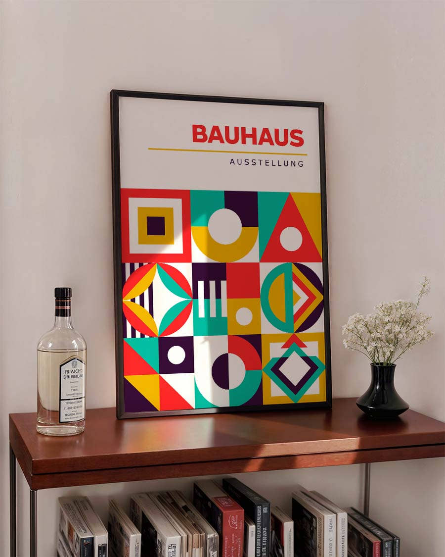 Bauhaus Color Poster (Ausstellung Stil)