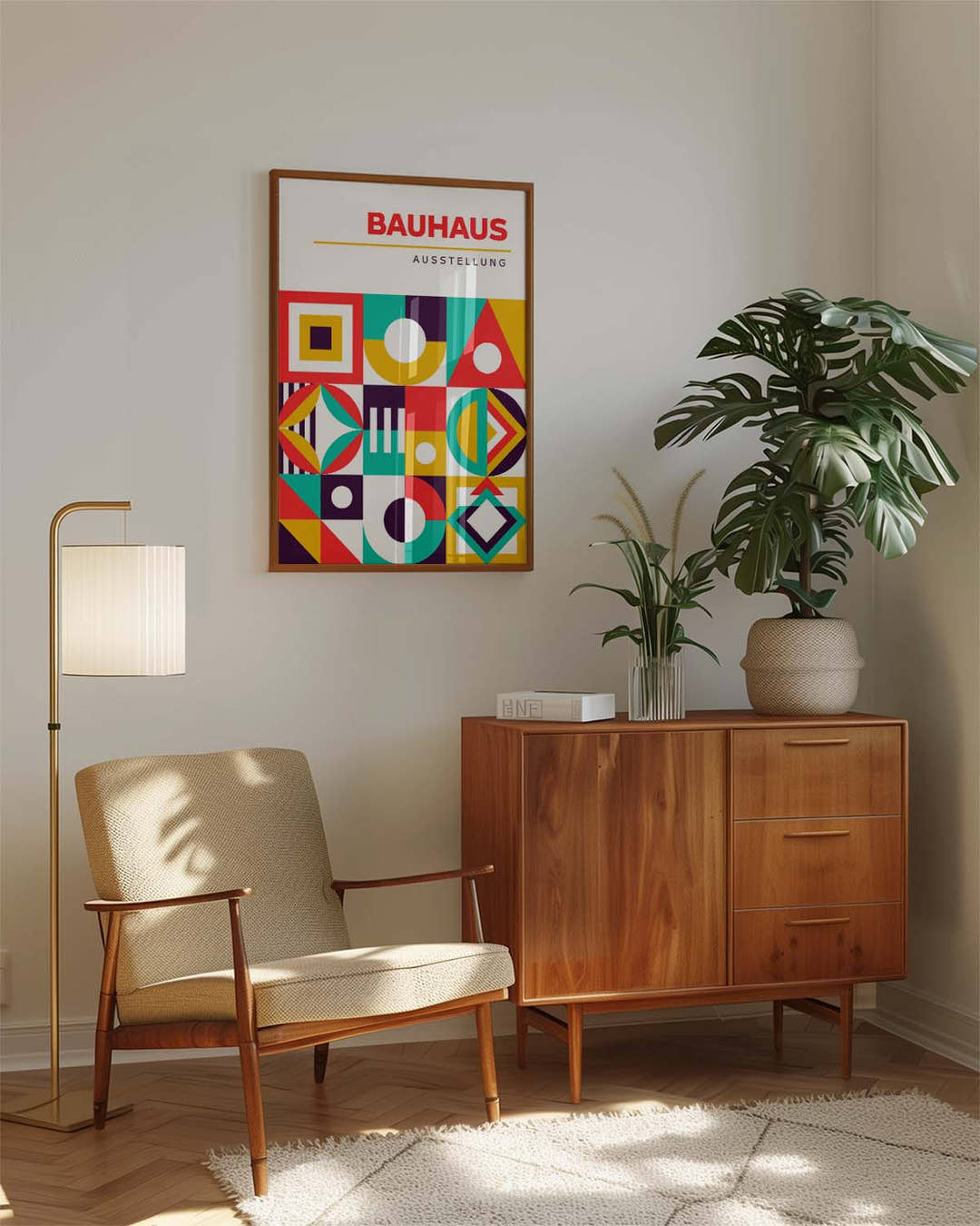 Bauhaus Color Poster (Ausstellung Stil)