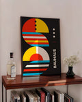 Bauhaus Color Stack Poster