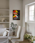 Bauhaus Color Stack Poster