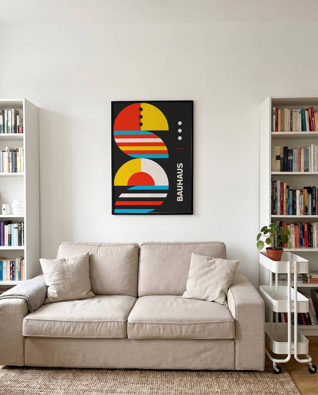 Bauhaus Color Stack Poster