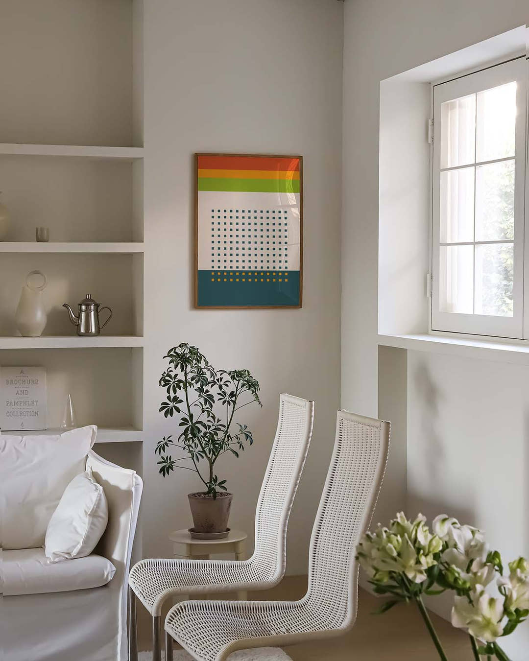 Bauhaus Color Stripes Poster