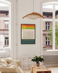 Bauhaus Color Stripes Poster