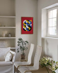 Bauhaus Color Swirls Poster