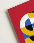 Bauhaus Color Swirls Poster