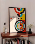 Bauhaus Color Target Poster