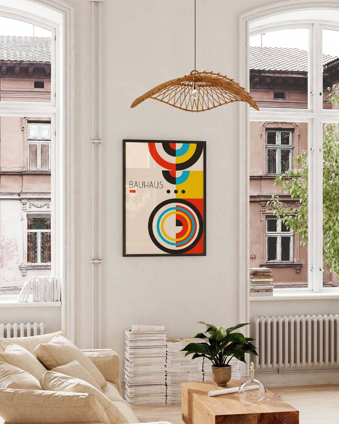 Bauhaus Color Target Poster