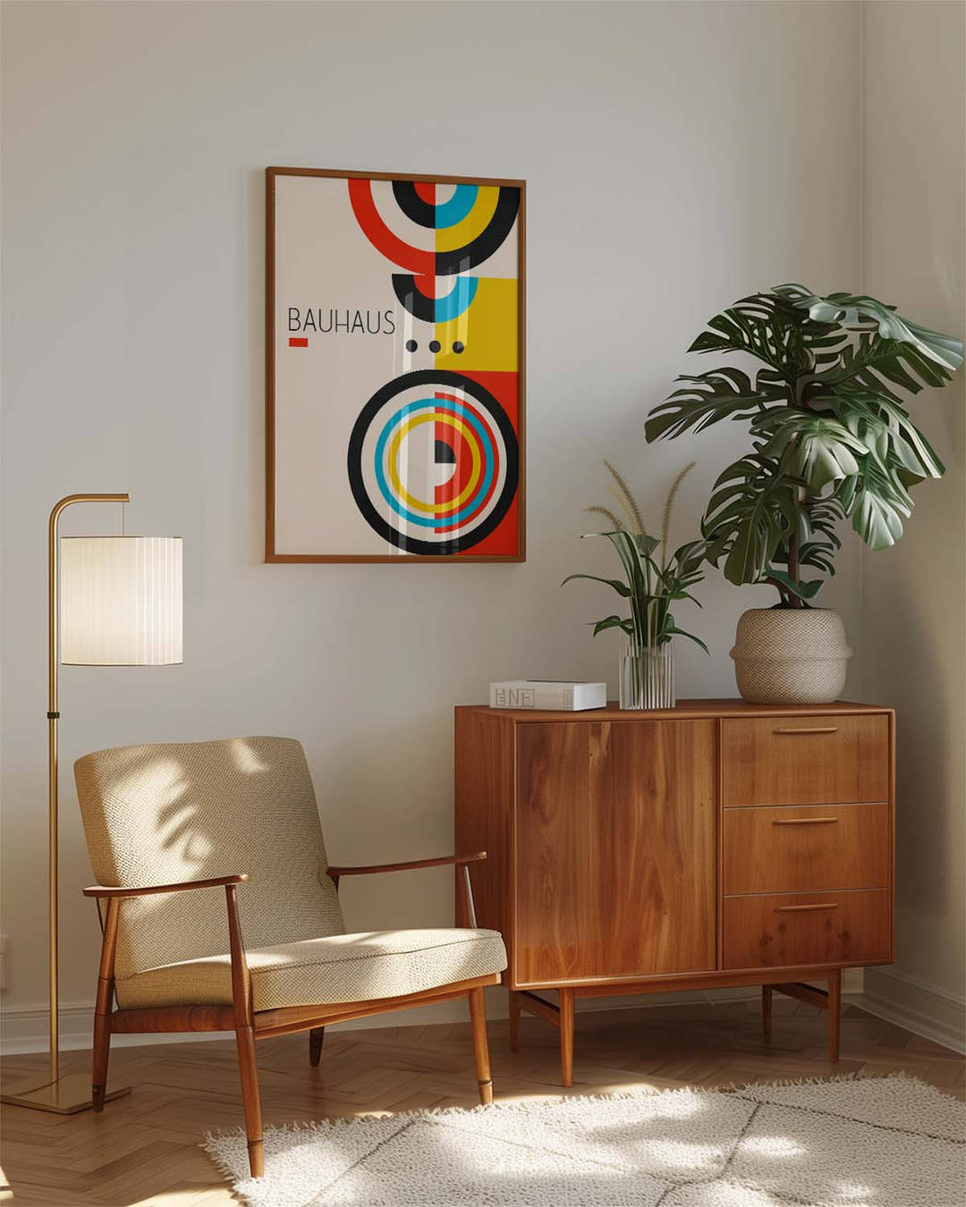 Bauhaus Color Target Poster